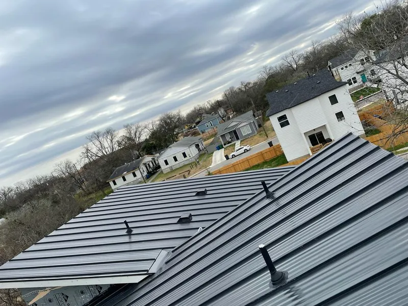 Standing seam metal roof panels with vents for Skylight Repair in St. Petersburg